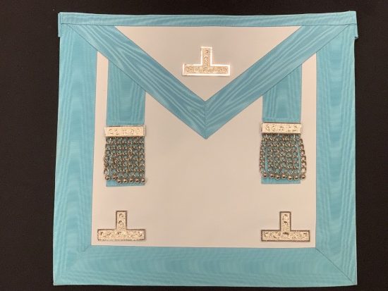 Masonic Worshipful Master apron Made On Leather