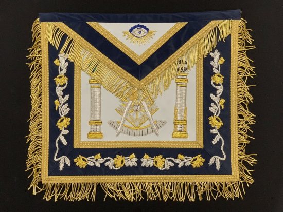 Past Master Embroidered Apron (GOLD)