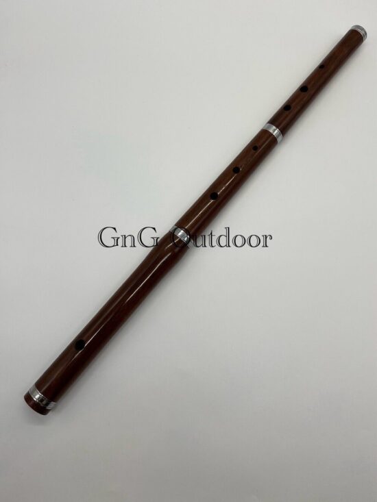 Rosewood Black Irish 3 Parts 23” Flute Student Level In The Key Of D 2 Reeds Handmade Irish Flute With Hard Case