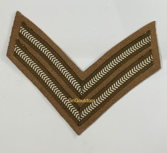 WW1 British Corporals Cloth Stripes Insignia Arm Chevrons Rank Badge