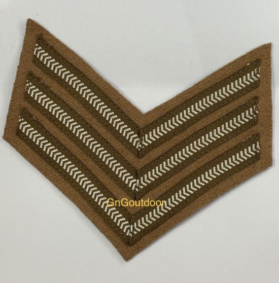WW1 British Sergeants Cloth Stripes Insignia Arm Chevrons Rank Badge