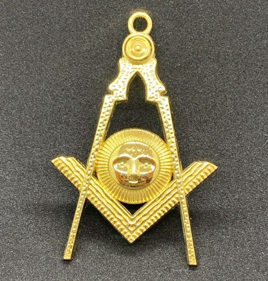 Senior Deacon Masonic Collar Jewel Gold