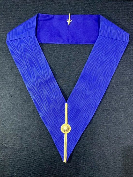 Masonic Craft Grand rank Undress Apron & Collar with Badge Lambskin Junior Apron