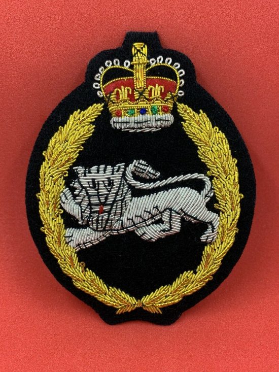 King’s Own Royal Border Regiment Blazer Badge KORBR Bullion & Wire Blazer Badge