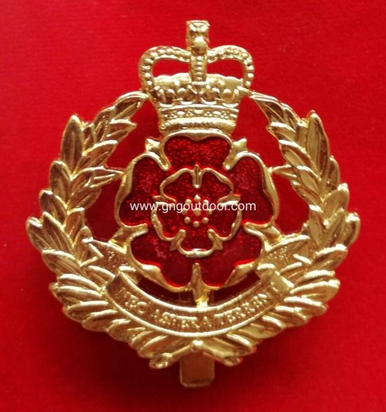 Duke of Lancasters Beret Cap Badge British Military - Brass Base Metal