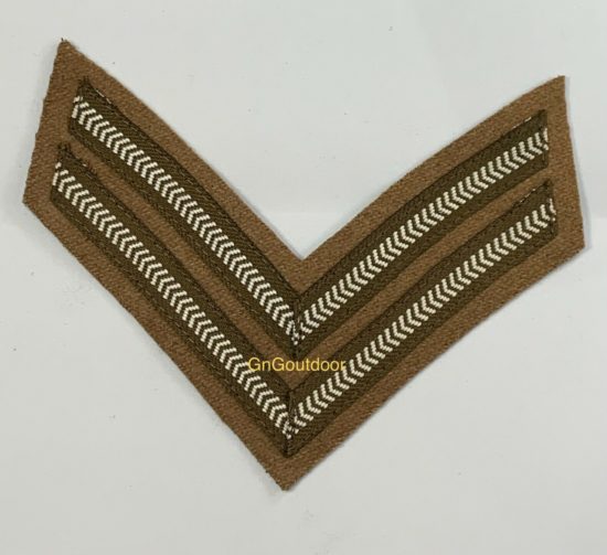 WW1 British Cloth Stripes Insignia Arm Chevrons Rank Badge Set Of Three
