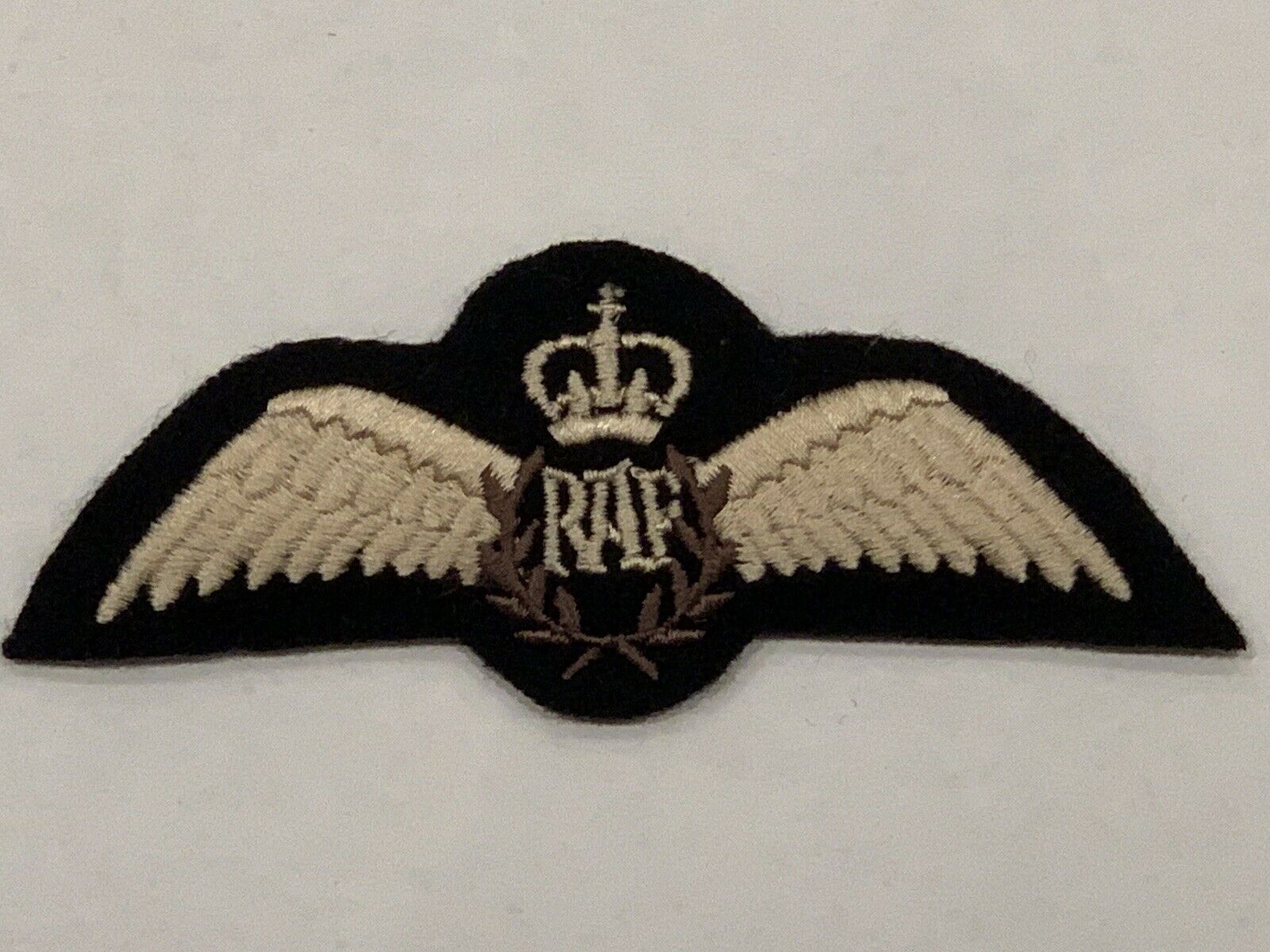 Raf Pilot Wings Sew On Embroidered Patch Badge Air Force Gng Outdoor