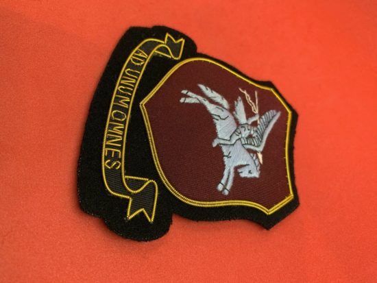 Airborne PEGASUS Blazer Badge Hand Embroidered Bullion And Wire PEGASUS Badge