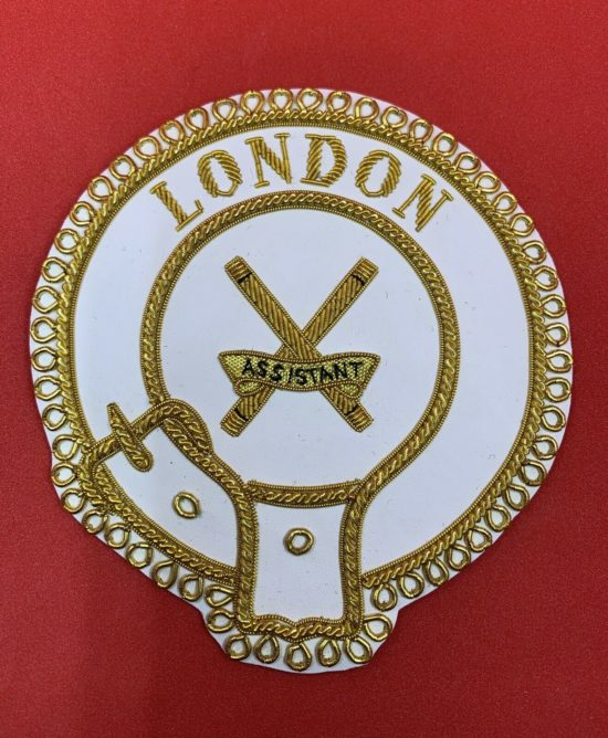 Mark Provincial Full Dress Apron Badge London Assistant Embroidered Apron Badge