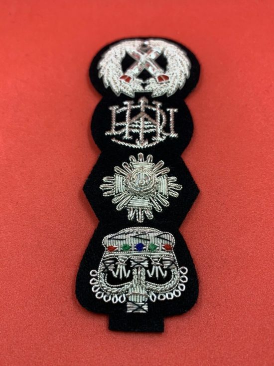 HMIC Shoulder Epaulette Badge Inspectorate Of Constabularies Hand Embroidered Police Badge
