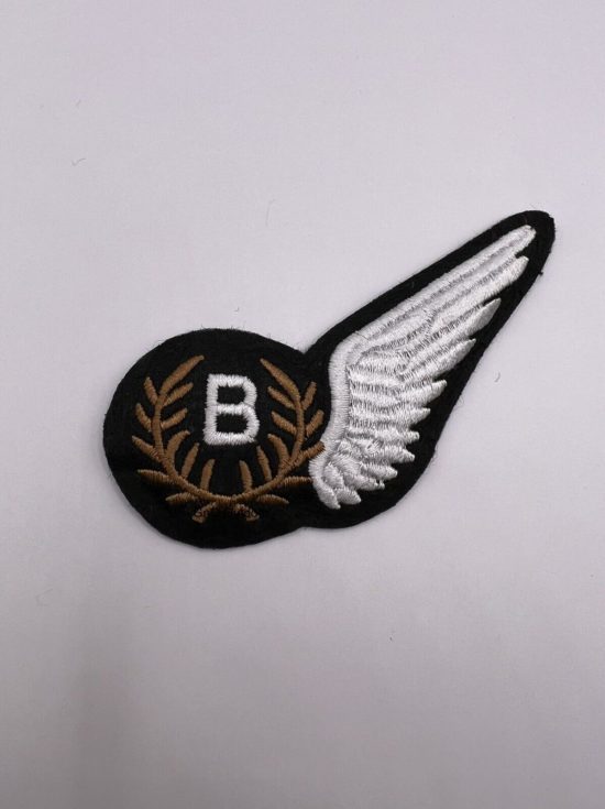 RAF Bomb Aimers Wing WW2 Royal Air Force Bombardiers Wing Embroidered Badge