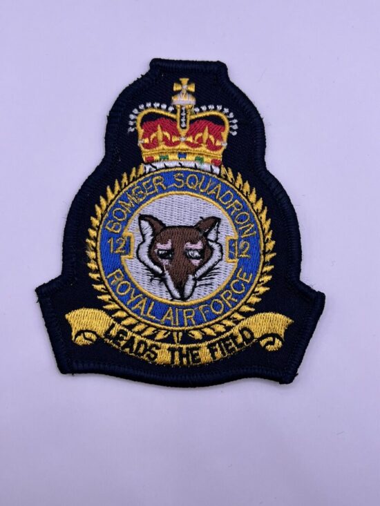 Royal Air Force 12 Squadron Badge RAF Squadrons Machine Embroidered Patch