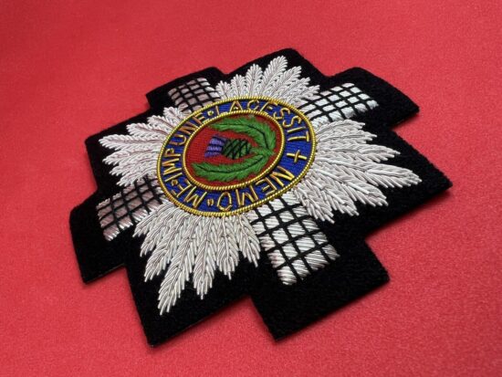 The Scots Guards Blazer Badge The Scottish Guards Hand Embroidered Bullion And Wire Blazer Badges