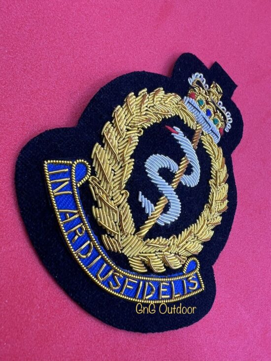 RAMC Blazer Badge Royal Army Medical Corps Embroidered Bullion Wire Blazer Badge