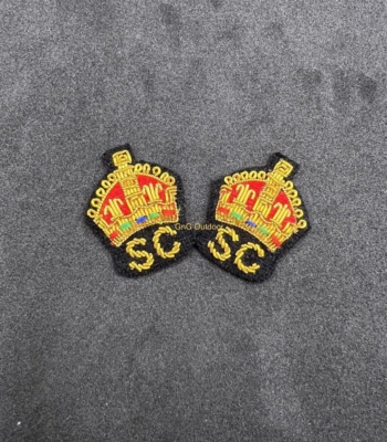 City Of London Police Rank Crowns SC Hand Embroidered Bullion Wire King’s Crown