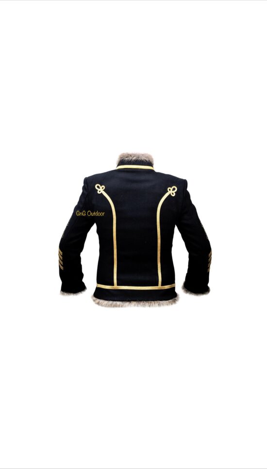Napoleonic Hussar Jacket Military Uniform Piping Tunic Pelisse Jimi Hendrix Jacket Customized Kilt Jackets