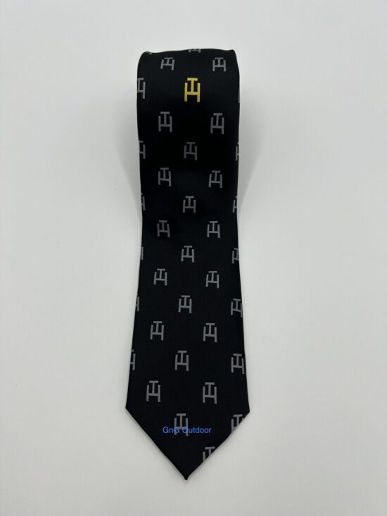Black Royal Arch Chapter Tie RA Masonic Regalia Black Neck Tie RA Gift Tie