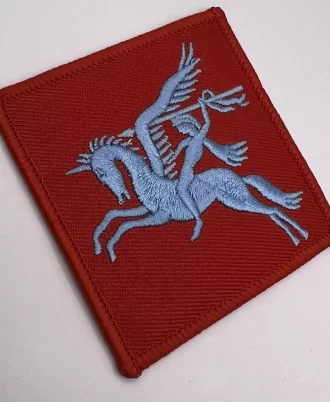 16 Air Assault Pegasus Patch British Army Machine Embroidered Pegasus Badge