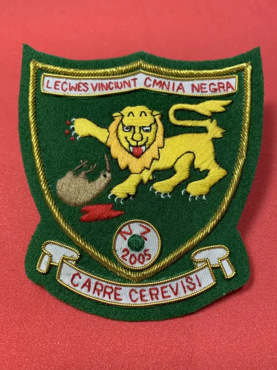 Hand Made Bullion And Wire Badge Club Badge