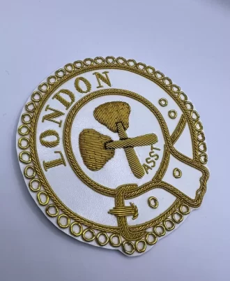 Mark Provincial Full Dress Apron Badge London Embroidered Bullion Wire Badge