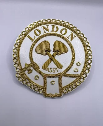 Mark Provincial Full Dress Apron Badge London Embroidered Bullion Wire Badge