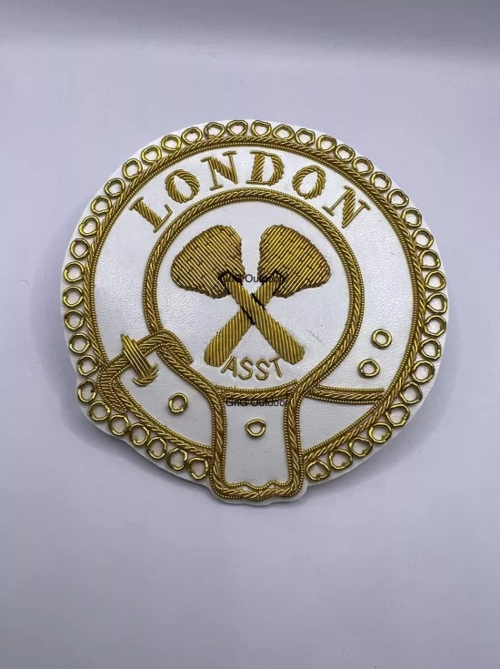 Mark Provincial Full Dress Apron Badge London Embroidered Bullion Wire Badge