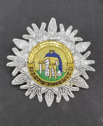 Nelson Order of St. Ferdinand Badge Order Of Nelson Hand Embroidered Badge