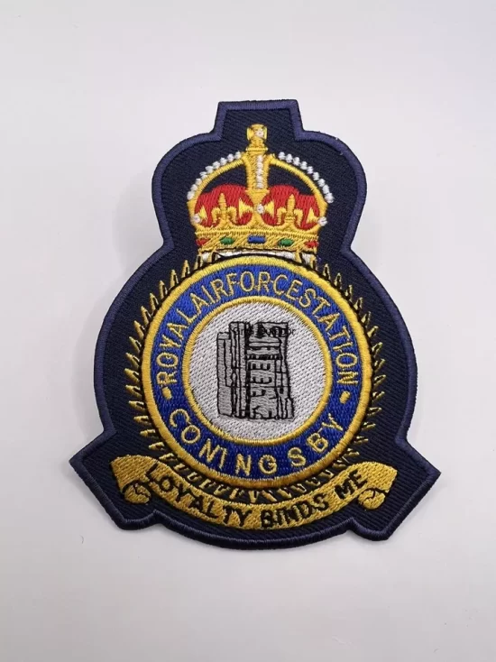 RAF Coningsby Station Badge Royal Air Force King’s Crown Coningsby Station Patch