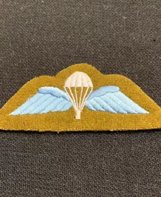 British Army No 2 Dress Para Wings Trained Parachute Light Blue Wings Patch