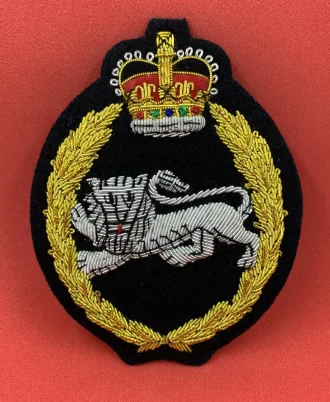 King’s Own Royal Border Regiment Blazer Badge KORBR Bullion & Wire Blazer Badge