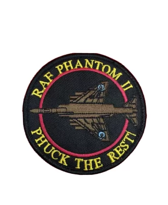 RAF Phantom II Badge Royal Air Force Phantom II Machine Embroidered Patch