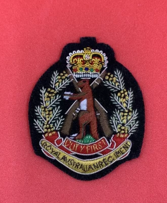 Royal Australian Regiment Beret Badge RAR Embroidered Bullion And Wire Cap Badge