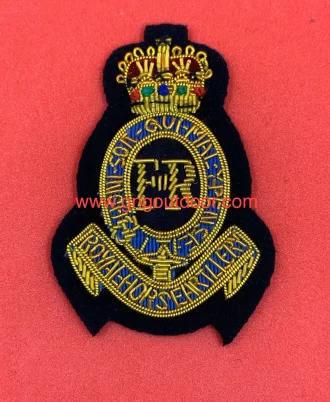 Royal Horse Artillery Cap Badge RHA Handmade With Bullion And Wire Cap Badge