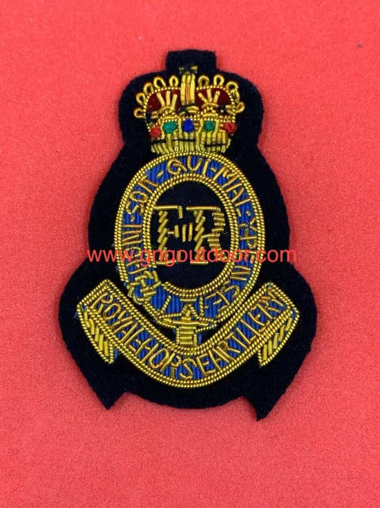 Royal Horse Artillery Cap Badge RHA Handmade With Bullion And Wire Cap Badge